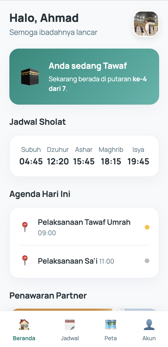 Aplikasi manajemen Haji dan Umrah